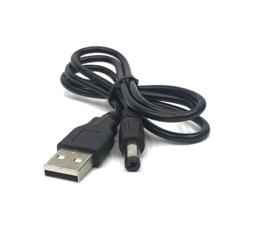 USB AM to DC5.5mm M Cable 0.8m